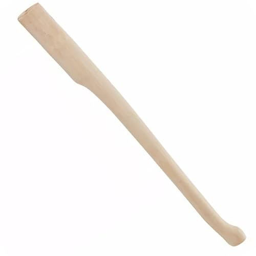 OAKHIVE 36 Beech Wood Axe Handle Replacement – Heavy Duty Wooden Shaft with Fawn Foot Grip & Teardrop Eye End | Sanded Unfinished for Forestry, Camping, Bushcraft, Woodworking & DIY Axe Repair