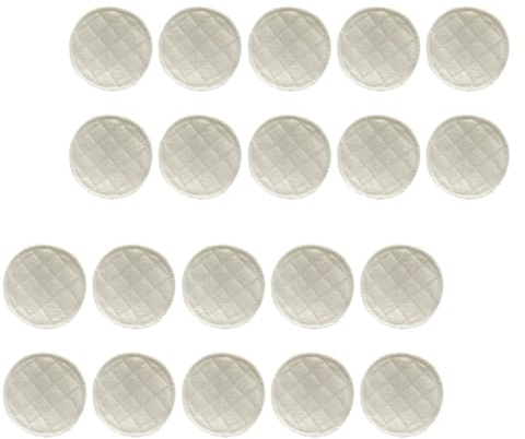 Hoement Lot de 20 Coussinets D'allaitement Lavables en Coton Absorption D'eau, Réutilisables et Confortables pour Allaitement et Baby Shower
