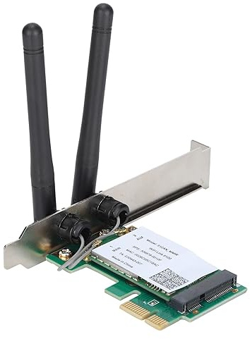RASTKY Tarjeta de Red de Doble Banda de 300 Mbps, Adaptador WiFi de Estabilidad de Señal Fuerte para una Velocidad de Transmisión Más Rápida, Adecuado para Usuarios Avanzados de PC, PCIE X1 / X4 /