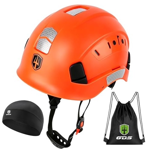 GREEN DEVIL Mervex Vent Sicherheitshelm EN 397 | ABS Arbeitshelm mit 6-Punkt Aufhängung | Belüftet | Einhand-Verstellung 53-63cm | für BAU & Industrie