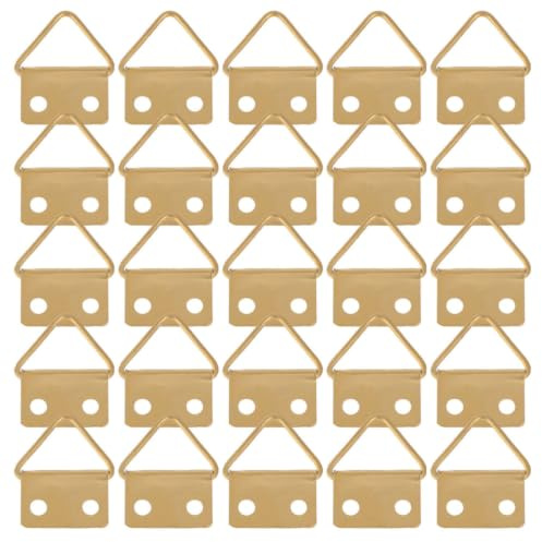 Boucles 150pcs Suspendre Murale Triangulaires pour Cadres Photos | Métal, pour Tableaux à L’huile et Photos de Galerie, Usage Bureau et Accrochage Mural
