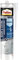 Pattex Bagni&Cucine Rapido Trasparente, Silicone trasparente sigillante ad asciugatura rapida, Sigillante bagno impermeabile, Sigillante antimuffa in cartuccia, 1x300ml
