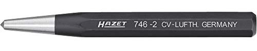 HAZET Körner 746-1| achtkantiger Schaft, nach DIN 7250 zertifiziert, Länge: 120 mm, Durchmesser: 4 mm | Körner für Handbetrieb Made In Germany