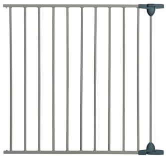 Safety 1st Schutzgitter Verlängerung Modular, Erweiterung für unser 3-teiliges oder 5-teiliges Kaminschutzgitter, modulares Absperrgitter für offene Wohnbereiche, Maße 72 cm, Grau