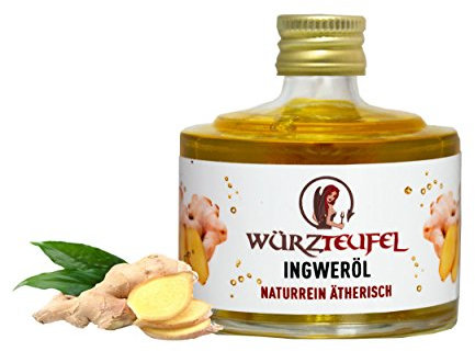 Ingwer - Öl Ingweröl aus Sri - Lanka. naturrein, ätherisch. Spitzenqualität. Glasflasche 40 ml.