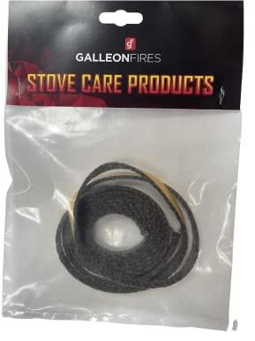 Thermal Tape,Flat Stove Rope with Self Adhesive/Black Glass Seal Stove Fire Rope 10mm Wide Black Thermal Self Adhesive Tape for Stove Glass - 10mm x 2mm x 2 Metres