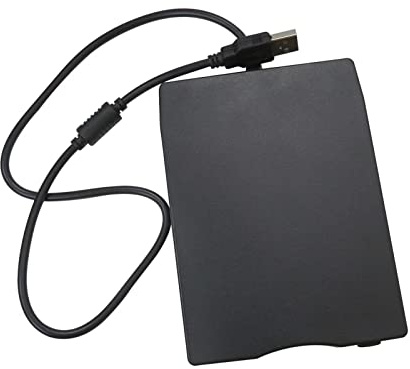 Vicue Read/Write 1.44 MB Floppy Disk, Black USB External Floppy Disk Drive 1.44MB for Laptop PC Win 7/8/10/11 Mac
