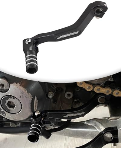 JFG RACING Motorcycle Gear Shift Lever Shifter Folding Levers for YZ125/YZ250 2005-2023, YZ125X 2017-2023, YZ250X 2016-2023, YZ125G/250G 2016 Dirt Bike, Black