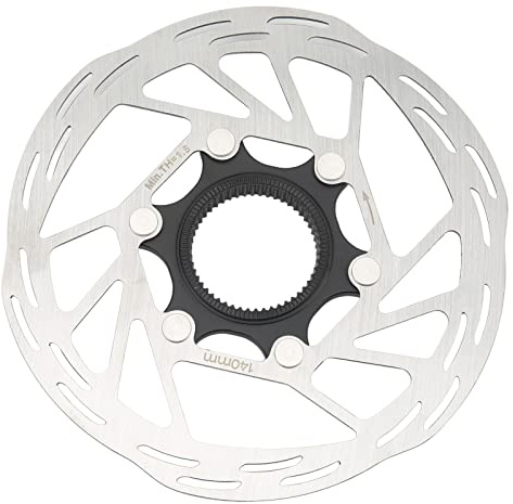 Jerys Fahrrad Centerlock Bremsscheibe Erhöhter Reibungskoeffizient Wärmeableitung 140 Mm Mountainbike-Scheibenbremsscheibe Zur Reparatur