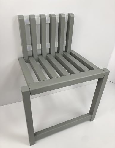 MEYEBP Wandklapphocker Badhocker, Eingangsbereich Bank Wandstuhl Unsichtbar, Holzschuhbank Klappbar, Tragkraft 150kg Duschsitz, Kreatives Hohles Design, Für Flur Bad Wohnzimmer