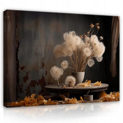 WallArena Leinwand Bilder 100x75 cm | Blumen, Leinwandbilder, Bild auf leinwand, Format: 100x75 cm (BxH) - einteilig auf Canvas Leinwand. Das Leinwand