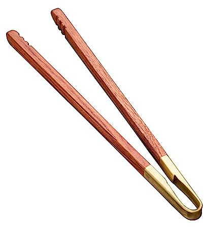 Pinza per Tè Pinzette da tè in legno Pinzette Strumenti for la preparazione del tè Pinze for tazze da tè per Cucinare il Tè