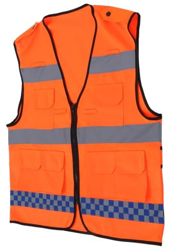 ANDRESLAD Outdoor Warnweste Mit Reflektierenden Elementen Atmungsaktiv Und Sicher Für Baustellen Und Verkehr Für Damen Und Herren Leuchtendes