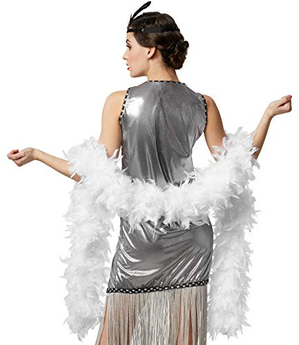 dressforfun Federboa flauschig, 180 cm Länge, Damen Mädchen Karnevals Kostüm Accessoire - diversere Farben