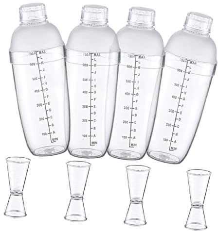 IMIKEYA Cocktail-maker-set 8-teilig Shaker Sieb Messbecher Einfach Zu Verwenden Und Zu Reinigen Für Bar Oder Zuhause