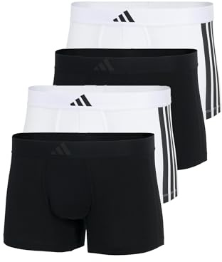 adidas Basic Boxer Trunk Men Herren Unterhose Shorts Unterwäsche 4er Pack