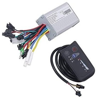 DEMULAX Controller and Display Set, 350W Electric Bike Controller with LED Display Panel Accessories, for Electric Electric Scooter Scooters Equipment Brushless Motor Controller For Scooters