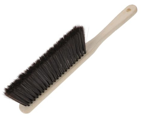 PACKOVE 1pezzi Spazzola per Bucato Spazzola per Pulizia Tessuti Letti Colletti Strumento di Pulizia Portatile Materiale Durevole Scarpe Pavimento Vasca da Bagno Impugnatura in Legno Cordin