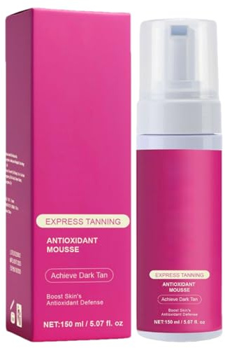 Bräunungslotion – 150 ml Bräunungscreme | Gesichtsbräunung mit Feuchtigkeitsspender | feuchtigkeitsspendende Gesichtsbräunungscreme für Männer und Frauen, Poolsolarbine