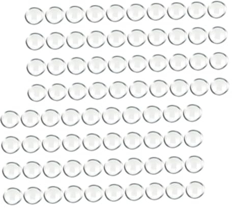 IMIKEYA 300 Pièces Billes de Verre Plates Transparentes Décoratives pour Vase Aquarium et Décor de Table Remplissage et pour Aménagement Intérieur et Extérieur