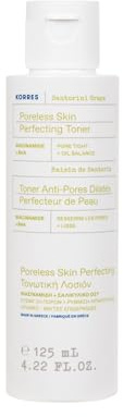 KORRES SANTORINI GRAPE Porenverfeinernder Toner, vegan, 125 ml | exfolierend mit 2 % Salicylsäure, Niacinamid & Traubenextrakt, gegen Öl & Unreinheiten, für glatte, strahlende Haut,