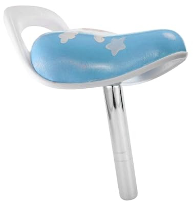 Aymzbd Ricambi per Bambini: Sella Professionale E Comoda con Cuscino per Bambini di Altezza Compresa tra 12 E 16 Pollici, Blu