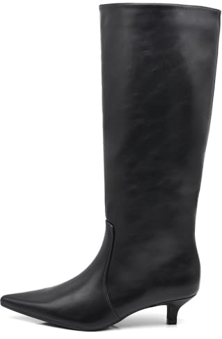 IF FASHION Stivali Alti A Punta Con Tacco Alto Da Donna MP413-5