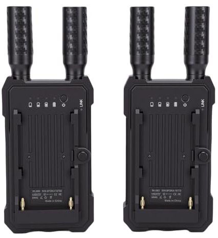 Garsent Receptor Transmisor HDMI Inalámbrico 400M, Extensor de Video de 5GHz con Latencia 0.05S, de Transmisión Inalámbrica 1080P, Soporte KVM para Presentación en Oficina en Casa