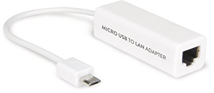 Hamlet hnumf100 – Adaptador Micro USB a LAN 10/100 Tarjeta Red RJ45 para Tablet PC y Smartphone Android