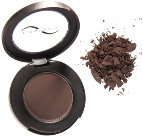 Joey Healy Luxe Brow Powder, Natural and Soft Definition Eyebrow Powder, Waterproof Brow Makeup Formula, Tobacco (Brunette)