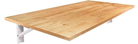EAGYING An der Wand montierter schwebender Klapptisch, Klappregal, ausklappbarer Esstisch, Kleiner Holzschreibtisch für die Küche im Büro zu Hause