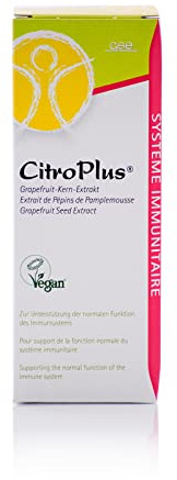 GSE CitroPlus - Grapefruitkern Extrakt, 100 ml Grapefruit Tropfen, reich an Bioflavonoide, 100% pflanzlich, vegan und ohne Zusatzstoffe