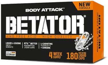 Body Attack Betator Fast Acting Liquid Caps, 180 Kapseln