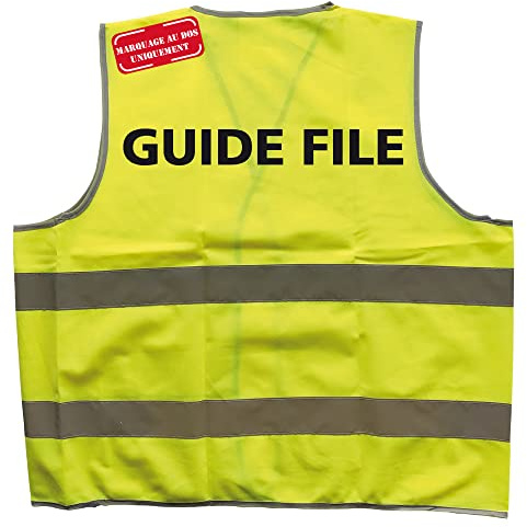 Signalétique.biz France GILET DE SIGNALISATION GUIDE FILE (WC1390GF) -
