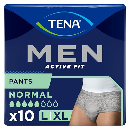 Tena Men Active Fit Pants Plus, Größe L, 2er Pack (2 x 8 Stück)