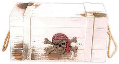 SESCO Pratenkiste in 3 Größen (30x18,5x14,5) - Aufbewahrungsbox mit 3D Design und Vintage Bemalung