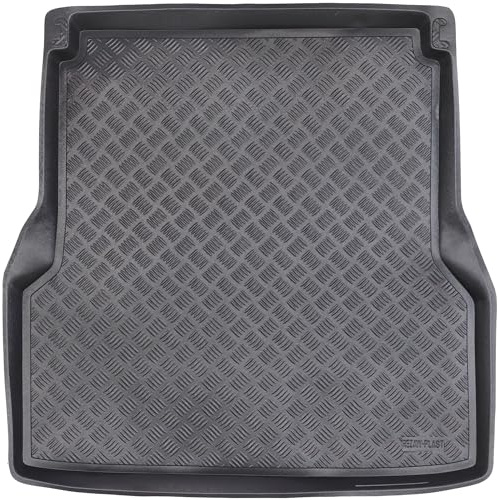 SMK Tapetes de PE para Maletero apata para Mercedes-Benz EQS V297 Desde 2021 Mejore la Comodidad de su Viaje con la Resistente Alfombrilla para el Maletero del Coche, Que Protege contra la Suciedad y
