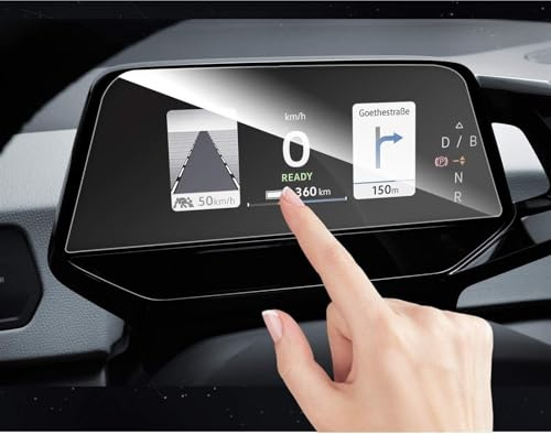 UNKOMN Screen Protector Tempered Glass Protective Film Screen Protector for Volkswagens ID.3 ID.4 ID.Cockpit 2020 2021 Car Instrument Accessories