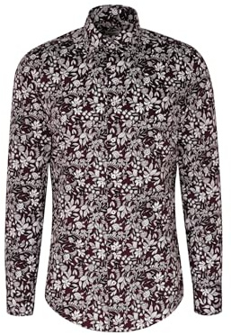 Silkesdekal herr business skjorta – slim fit – lätt att stryka – Kent krage – långärmad – 100% bomull, lila, 41