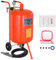 VEVOR Sabbiatrice ad Alta Pressione 75,7 L, Kit di Sabbiatura ad Aria 60-110 PSI, Serbatoio Abrasiva Portatile con 4 Ugelli in Ceramica Separatore Olio-Acqua per Rimuovere Vernice, Macchie, Ruggine