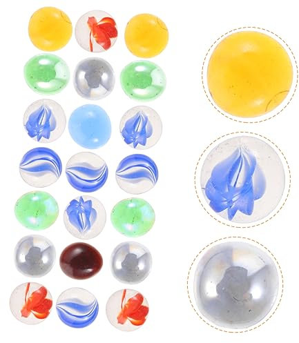 Alipis 100stücke Mini-glassteine Gemischte Farben Flache Unterseite -Edelsteine Für Vasenfüller DIY-Dekoration Vasenfüllmaterial Marmorperlen Für Bastelprojekte