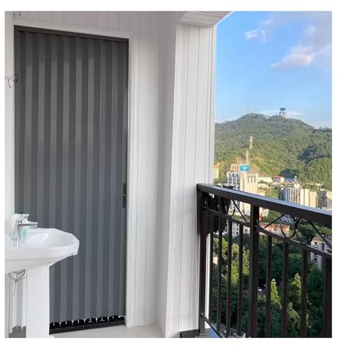 HDYZJQ Falttür Passen Sie Akkordeontür, Verschließbare Falttüren Mit Aluminiumrahmen, Multifold-Schiebetür Für Den Außenbereich An(52x90in/132.1x228.6cm)
