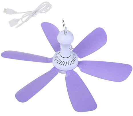 Petit ventilateur de plafond d'intérieur portable avec télécommande pour intérieur léger USB à suspendre