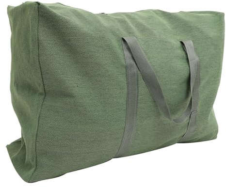 NULYLU Wasserabweisende Canvas Reisetasche mit Großem Fassungsvermögen Faltbar für Umzüge und Outdoor Aktivitäten aus Strapazierfähigem Segeltuch Zufällige Farbe