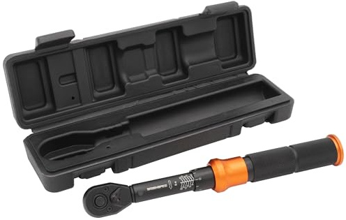 Sägenspezi Drehmomentschlüssel 1/4 Zoll – 3–25 Nm fein einstellbar | 0,2 Nm Teilung | Reversibel | Kugelverriegelung | inkl. Kalibrierzertifikat & Aufbewahrungsbox | Profi Werkzeug