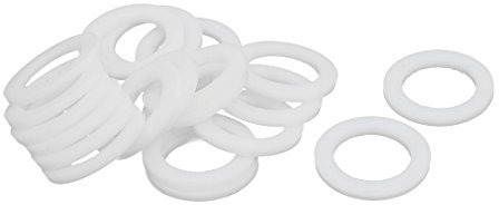 Aexit 24mmx16mmx2mm PTFE Runde Unterlegscheibe Dichtring Weiß 20st (bbcc9f552b7929c2a60068989af6a6eb)