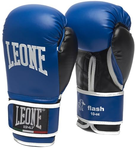 LEONE 1947, Junior Flash boxningshandskar, Unisex barn, Blå, 4 OZ, GN083J