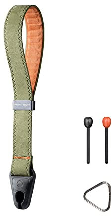 PGYTECH Camera Wrist Strap Adjustable Quick Release Camera Straps for Photographers Camera Hand Strap for DSLR/SLR/Sony/Nikon/Fuji/Canon (Grass Green)