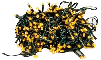 Avilia Catena Luminosa a LED per Adobbi di Natale e Decorazioni (Catena 100 Luci - Calda)