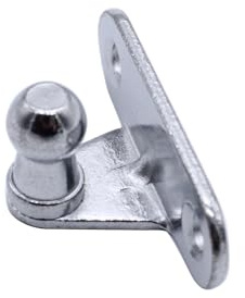 2 soportes de montaje universales de bola de 10 mm para accesorios de extremo de puntal de gas, pin de bola de 10 mm y soporte